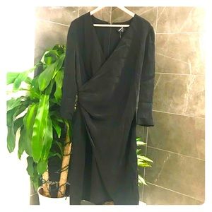 Giorgio Armani Black Silk Dress, IT 46 / US 10